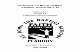 €¦  · Web viewSAINT JOHN THE BAPTIST SCHOOL. PEABODY, MASSACHUSETTS. Middle School. Grades 5-8. Parent and Student Handbook.  (978) 531-0444. 2018-2019 revised