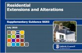 SG03 Residential Extensions and Alterations · SG03 S G 0 3 Supplementary Guidance SG03 July 2015. Landscape Character Assessment and Landscape Designations * SG01 SG02 SG04 SG05