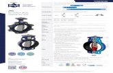 Standard vacuum resistance: 1 torr BUTTERFLY VALVE ... · Nitrile NBR - Carboxylic Nitrile XNBR - Therban HNBR Fluorinated FPM / FKM - CSM (Hypalon Type) 6 Bearing Steel (1) PTFE