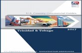 Trinidad & Tobago - Export‐U and Tobago CCG 2017.pdf · Trinidad and Tobago’s largest trading partner, with Trinidad and Tobago having a $3.5 billion trade surplus with the U.S.