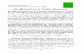 The Methodology ofPositive Economics*pombo.free.fr/friedman1953-.pdf · The Methodology of Positive Economics 7 tinguishing positive economics sharply from normative econom ics is
