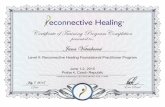 Jana Votrubcová - masazepohoda.cz€¦ · Jana Votrubcová Certificate Authenticity: 12E VV83T BGHUE X22L1 U44PP July 7, 2015 Level II: Reconnective Healing Foundational Practitioner