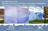 Cardiﬀ Council Welsh Housing Quality Standard (WHQS ... · Located in attractive and safe environments. ... Government (July 2008) and in September 2012 and was the first Council