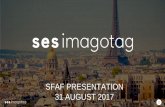SFAF PRESENTATION 31 AUGUST 2017 - Actusnews WireAug 31, 2017  · SFAF PRESENTATION 31 AUGUST 2017. Digital for Retail Now! Specialist in digital solutions for ... 2016 EBIT & Net