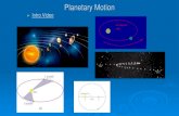 Planetary Motion - Newbury Park High Schoolnewburyparkhighschool.net/stillwagon/geoscp/Notes/Planetary Motio… · Kepler’s 2nd Law of Planetary Motion A line from the Sun to the