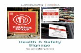 Copy of Health & Safety Signage - Orora Packaging Solutions · 10pt coated both side stock, Generic Curb Side Pick-Up Stanchion Visual ] ] } vQty $/ea Order Qty 10 $60.48 25 $25.64