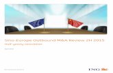 Sino-Europe Outbound M&A Review 2H 2015 · TMT (8). By deal value, the logistics & transportation sector led the outbound M&A trend with US$4.2bn total consideration, followed by