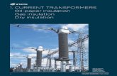 1. CURRENT TRANSFORMERS Oil-paper insulation Gas ... - …. ARTECHE CT HV.pdf · all the type test included in the standards. › Compliance to any international standards: IEC, IEEE,