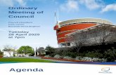 Agenda of Ordinary Council Meeting - 28 00 2020 · 2020-04-22 · Bayside City Council Ordinary Council Meeting - 28 April 2020 Page 2 of 95 Chairperson: Cr Clarke Martin (Mayor)
