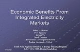 Economic Benefits From Integrated Electricity Markets · 2016-12-08 · 07/08/2003 1 Economic Benefits From Integrated Electricity Markets Brian H. Bowen F.T. Sparrow Zuwei Yu Geoff
