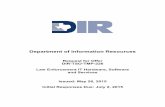Department of Information Resources · Department of Information Resources Request for Offer DIR-TSO-TMP-226 Law Enforcement IT Hardware, ... Information Resources (DIR). This procurement