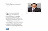 Ronald Lee - Goldman Sachs€¦ · Ronald Lee Consumer and Investment Management Hong Kong on is head of Private Wealth Management (PWM) in Asia Pacific. He is a member of the Asia