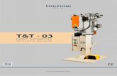 timay&tempo SINCE 1987 - 03 FULLY AUTOMATIC ATTACHING ... · Dimensions W x D x H: 500 mm x 700 mm x 1600 mm Weight: 1 50 kg Noise Level: 72 dB Connection Load Max: 0,493 kVA Optional