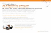 What’s New 3E Enterprise Business Management Solution · 3E Enterprise Business Management Solution DELIVERING NEW UNIFIED EXPERIENCES, INSIGHTS, AND SOLUTIONS At Thomson Reuters