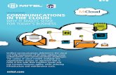 WHITEPAPER MiCloud CommuniCations in the Cloud Mitel... · Business and financial drivers. organizations are also facing business and financial issues that are encouraging them to
