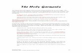 The Holy Garments - Free Divorce Forms · 2005-11-07 · The Holy Garments The kippah and tallit regalia of the Jews has always puzzled me, as to its origin. The Father took me to