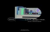 peca pressrealease lava shelves english - Designboom...LAVA SHELVES / Caterina Moretti / 2016 / Peca Exhibits & Awards / 2010-2016 // Mexican Chair: Design and Identity (group exhibit).