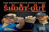 SAN ANTONIO STOCK SHOW & RODEO JUNIOR …...The 2020 San Antonio Stock Show & Rodeo Junior Shoot‐Out schedule: • Check‐In – Wednesday, February 12 through Saturday, February