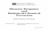 Disaster Response and Biological/Chemical Terrorism · Disaster Response and Biological/Chemical Terrorism Clearinghouse Information The College has been very active in disaster planning