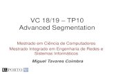 VC 18/19 TP10 Advanced Segmentation - DCCmcoimbra/lectures/VC_18... · VC 18/19 - TP10 - Advanced Segmentation Which inter-cluster distance? What does this mean? • Divisive Clustering