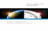 Leaders in Data-Driven Business Intelligence Solutions€¦ · Descartes Datamyne makes trade data work for companies that want to gauge supply and demand for their products, find