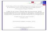 Like it or not? How the Economic and Institutional ... · How the Economic and Institutional Environment Shapes Individual Attitudes towards Multinational Enterprises Philipp Harms
