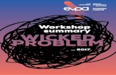 EVPA 2017 Workshop summary 02 · Young people can meet in hackatons start up Train young people in soft skills in joint venture with churches Life coaching disengaged young people