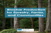 Biochar Production for Forestry, Farms, and Communities...Biochar can enhance regenerative agriculture by increasing carbon sequestration from composting, animal rotations, cover crops,