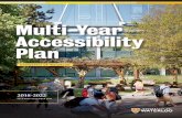Multi-Year Accessibility Plan · Standard workshop offerings include: Introduction to Web Accessibility, Accessible Word and s, Accessible Digital Design, and Creating Accessible