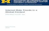 Interest Rate Trends in a Global Context · forecasting models of the interest rate. Section 3 surveys current methodologies for forecasting interest rates and places our approach