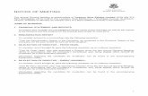 NOTICE OF MEETING - Treasury Wine Estates/media/Files/Global/ASX... · 2016-01-13 · 1 NOTICE OF MEETING The Annual General Meeting of shareholders of Treasury Wine Estates Limited