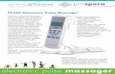 PL009 Electronic Pulse Massager - Active Forever · Electronic Pulse Massager is a Transcutaneous Electrical Nerve Stimulation unit or TENS UNITS. TENS units can help back and neck