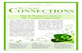 MARCH 2015 CONNECTIONS Mt. Carmel...described as “madness!” The month of March at Mt. Carmel Community is full of excitement too! We have lots of St. Patrick-themed activities