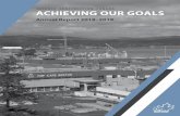 DEFENCE CONSTRUCTION CANADA ACHIEVING OUR GOALS · 2020-02-03 · final phase is scheduled for completion in 2019. DCC Annual Report 20182019 / 03 ... DCC delivers the performance,