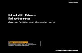 Habit Neo Moterra - Cannondale Bicycle Corporation Habit Neo / Moterra - Ownerâ€™s Manual Supplement
