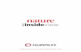 insie - IQVIA · 2017-07-11 · INSIDE VIEW: QUINTILES Patrick Hurban, PhD, Global Head of Genomic Research and Development, EA, Quintiles By combining forces, we can now provide