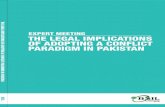 EXPERT MEETING THE LEGAL IMPLICATIONS OF ADOPTING A ... · in June 2014. Code-named Zarb-e-Azb (meaning sharp strike/fatal blow), the operation was launched with the objective of
