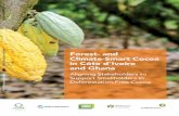 Public Disclosure Authorized - World Bank€¦ · shrinking the suitable zone for cocoa cultivation. Historically, increases in cocoa production have been achieved through expanding