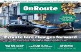 Private hire charges forward - tfl.gov.uk · and private hire policy and legislation. In this issue we look at how private hire companies and drivers are helping improve London’s