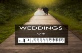 WEDDINGS - jordanpinder.comjordanpinder.com/wp-content/uploads/2019/09/Wedding-Welcome-J… · Before your wedding I work with you before your wedding to help tailor my wedding photography