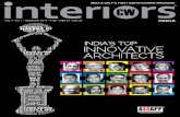 IndIa’s Top InnovaTIve archITecTsparekhcollaborative.com/wp-content/uploads/2018/07/CW_Interiors.p… · INDIA & GULF’S FIRST B2B INTERIORS MAGAZINE VOL 7 • No 1 • September