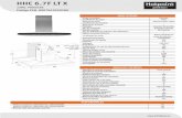 HHC 6.7F LT X - WHIRLPOOL DOCUMENTS · 2020-04-28 · DANE OGÓLNE Grupo de produto Exaustor Cor/Material do corpo Inox Material do corpo Stainless steel / glass Cor/Material da chaminé