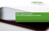 5G Devices Categorization - NGMN...Address: ngmn e. V. Großer Hasenpfad 30 • 60598 Frankfurt • Germany Phone +49 69/9 07 49 98-04 • Fax +49 69/9 07 49 98-41 5G Devices Categorization