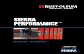 SIERRA pERfoRMANCE - W. W. Grainger · Sierra Performance coatings are the water-based alternative to traditional solvent-based coatings. You get all the industrial performance you