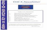 OACA Newsletter - Country Christian School SUMMER NEWSLETTER.pdf · The OACA was founded during the 1935-36 school year. Gene Eberhardt was the first President of the organization.