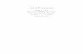 List of Presentations - Rice Universityvardi/talks.pdf · 2020-01-30 · April 1991. 86. 0-1 law for 2nd-order logics, presentation to J. Armstrong, IBM Chief Scientist, April 1991