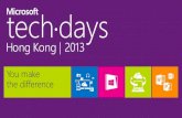 ‘the business’ ‘IT’download.microsoft.com/documents/hk/technet/techdays2013/Day … · 1. Hoster Admin • Create stamps, clouds, servers, templates • Create user roles: