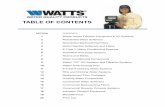 TABLEOFCONTENTS - Watts Water Technologiesmedia.wattswater.com/WattsWQP_Catalog10.pdf · This is why we have the continuous water cycle, whereby water from our oceans, rivers, lakes