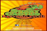 GREAT FOOD. GREAT SERVICE. GREAT TIMES.stickycactusmexicangrill.com/wp-content/uploads/2016/01/Ola-2016 … · GREAT FOOD. GREAT SERVICE. GREAT TIMES. 1770 HIGHWAY 81 EAST * McDONOUGH,