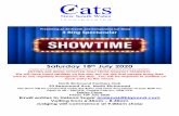 Presenting an All Breeds and Companions Cat Show 3 Ring ...€¦ · Presenting an All Breeds and Companions Cat Show 3 Ring Spectacular Saturday 18th July 2020 PLEASE SEE PAGE 2 FOR